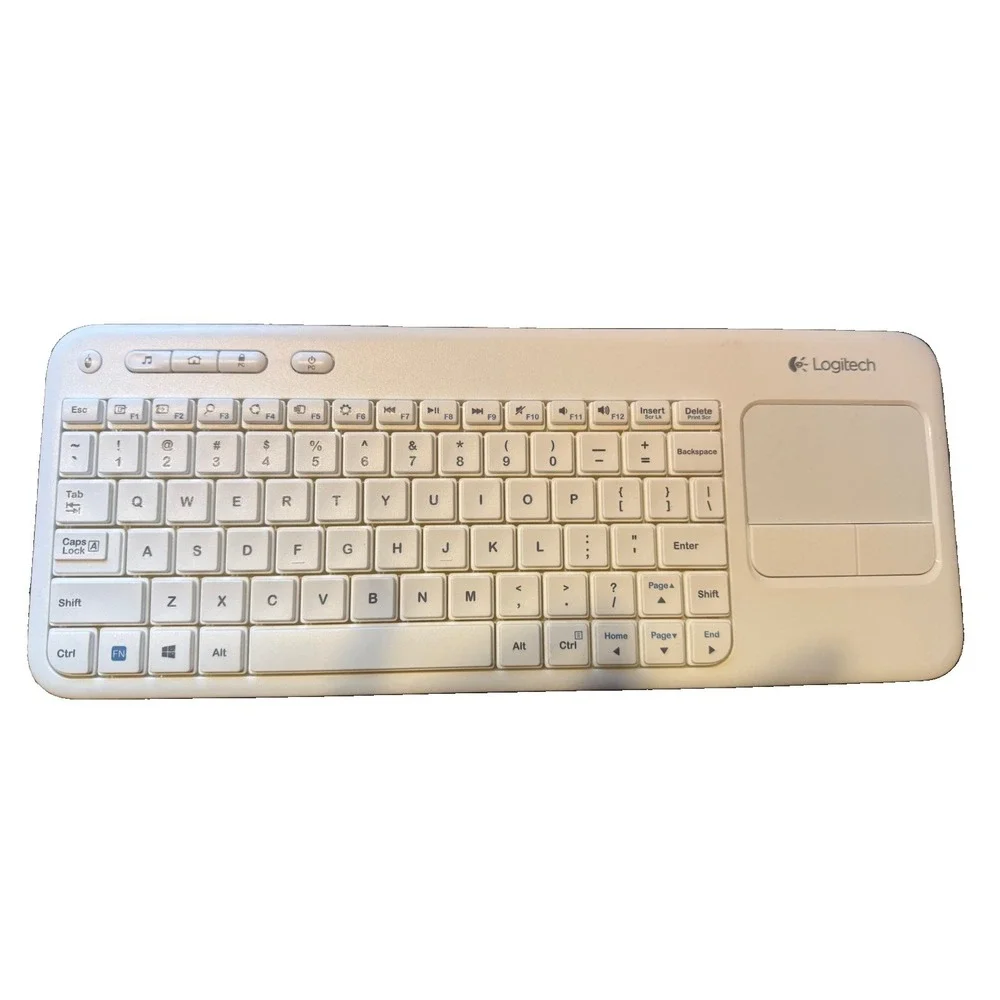 Logitech K400r Wireless Touchpad Keyboard White